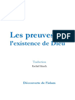 Preuves de L'existence de Dieu