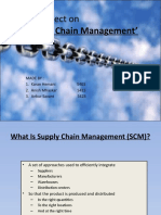 A Project On Supply Chain Management'