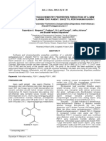 Synthesis and Physicochemistry Properties Prediction of A New Potential Anti-Inflammatory Agent: Diacetyl Pentagamavunon-1