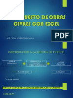 Presupuesto de Obras Civiles Con Excel