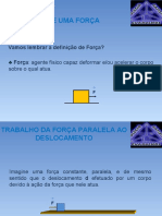 Trabalho de Uma Força