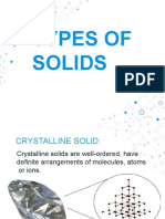 Crystalline and Amorphous Solids