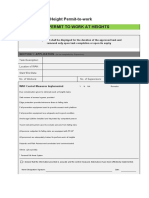 4 Sample Work at Height Permit