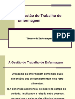 A Gestão Do Trabalho de Enfermagem