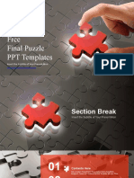 Final Puzzle Piece PowerPoint Templates