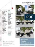 2003 Freightliner FL70: 4x4 Cab & Chassis