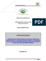 Primera Convocatoria Nº027 2021 FSM