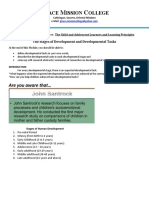 MODULE 2 The Stages of Development and Developmental Tasks