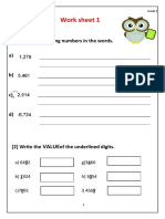 Gr3 Worksheet 1