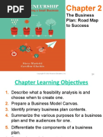 Chapter 2 - The Business Plan Road Map To Success