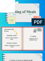 Chapter 1 Food and Food Service Costing