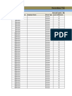 Data Collection Template - Absence - Ver 1.0