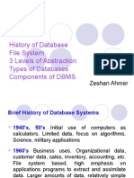 Lecture 3 - History of Database, Types of Databases, Components of DBMS