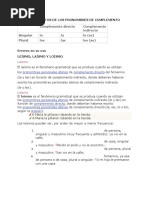 Leismo, Laismo Loismo Explicación Avanzada.