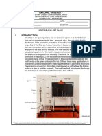 Laboratory Activity 7 Orifice and Jetflow