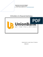 E-Portfolio of A Financial Institution