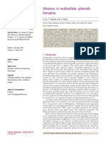 Advances in Multicellular Spheroids Formation