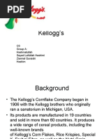 Kellogg's: O3 Group A: Hashmatullah Sayed Lutfullah Hashimi Ziarmal Quraishi Hashim