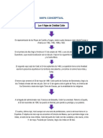 Mapa Conceptual Sobre Los Viajes de Cristobal Colon