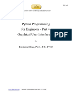 Python Programming For Engineers - Part 4: Graphical User Interfaces II