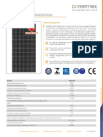 Ficha Tecn - Panel 385w Monoc SUN ENERGY