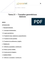 Tema 21 - Trazados Geométricos Básicos - Oposinet