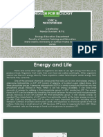 English For Biology: Topic 6: Photosynthesis