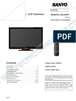 Sanyo LCD-42XF6 Chassis UH4-L LCD Manual de Servicio