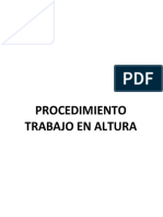 Procedimiento Trabajo en Altura