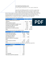 Analyzing, Interpreting, and Capitalizing Operating Lease: $ in Millions Mar. 2019 Dec. 2018