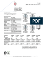 65° Dualband Directional Antenna: General Specifications