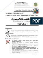 STEM General Chemistry 1 Q1 M1