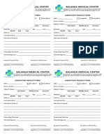 Laboratory Request Form Laboratory Request Form