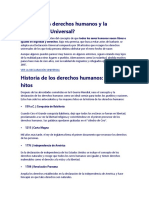 Qué Son Los Derechos Humanos y La Declaración Universal