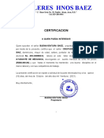 Prespuesto para Medida de Coercion