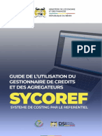 Guide Gestionnaire de Credit - Agregateurs Sycoref Dncf-Dsi-Mef