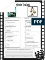 Movie Trailers Worksheet