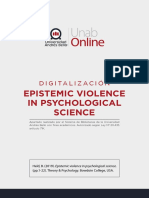 Epistemic Violence in Psychological Science