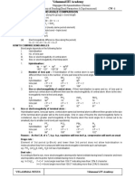 Xi Iit Chemistry-Chemical Bonding (Bond Parameters & Dipolemoment) CW - 6 Bond Length and Bond Angle Comparision