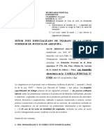 Demanda de Cese de Actos de Hostilidad - Jack Macedo