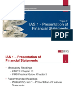 Topic 7 - Presentation of FS (IAS 1) - SV