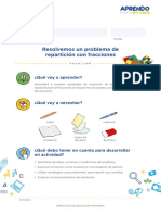 Ficha de Refuerzo-Martes 26-Octubre-Resolvemos-Problema-Reparticion