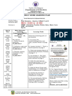 Department of Education: Weekly Home Learning Plan