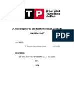 ¿Cómo Mejorar La Productividad en El Sector de Construcción?