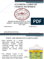 Rigid Inclusions: A Ground Improvement Technique: Delhi Technological University