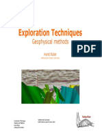 Exploration Techniques Geophysical Methods H. Rueter