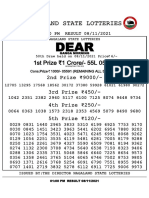 Nagaland State Lotteries: 1st Prize 1 Crore/-55L 05591