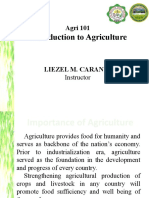 Introduction To Agriculture: Agri 101