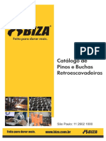 Catalogo de Pinos e Buchas para Retroescavadeira - Biza