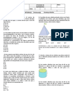 Atv - Area e Volume - Geo Espacial